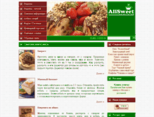 Tablet Screenshot of allsweet.net